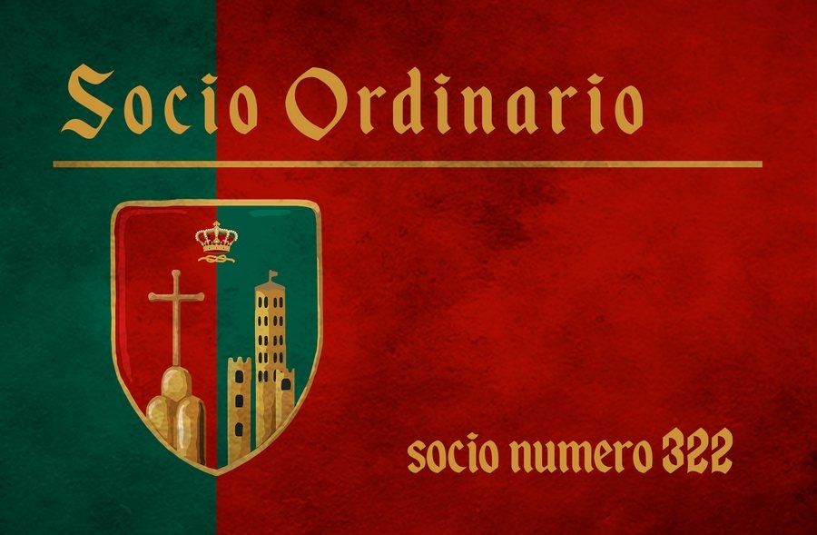Tessera Socio Ordinario
